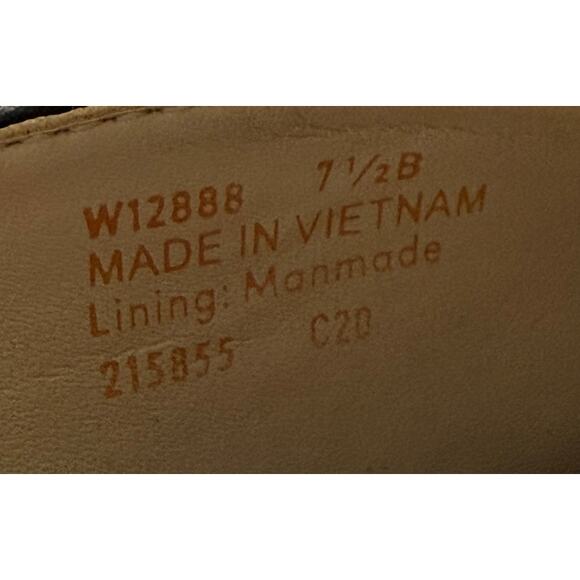 Cole Haan 1.5" Heel Pointed Leather Backless Slip-On Mule Loafer Shoes Black-7.5 - Picture 9 of 10